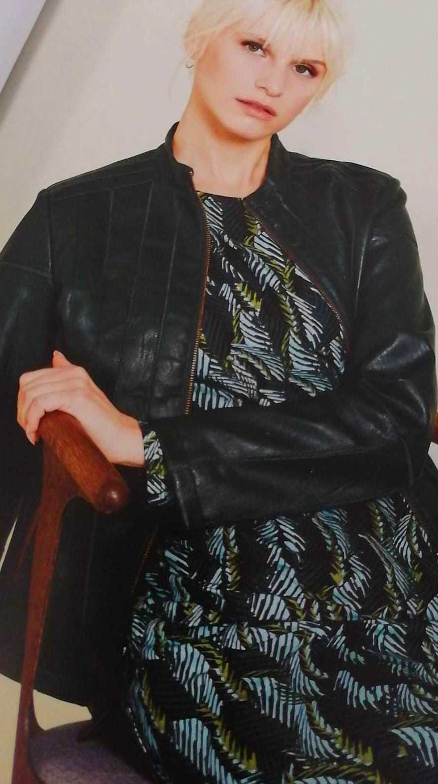 Cazadora en Piel de Paz Torras : Catálogo de Manuela Lencería Cazadora en Piel de Paz Torras : Catálogo de Manuela Lencería