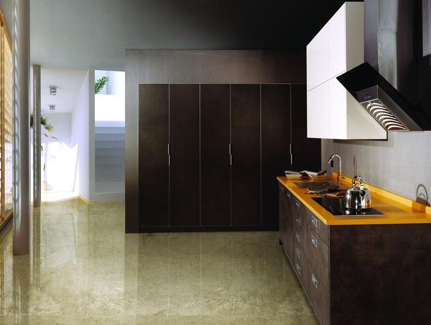 Cocina Delta mod. Cerámica - Modelo de la imagen en acabado moka. Cocina Delta mod. Cerámica - Modelo de la imagen en acabado moka.
