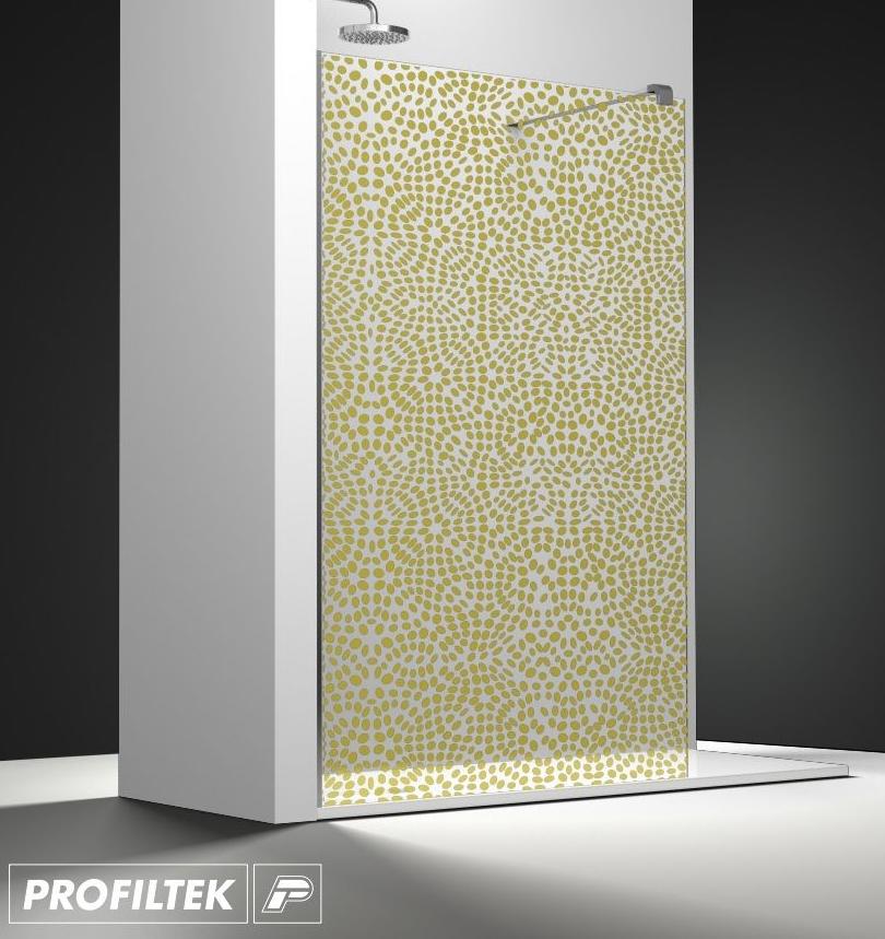 Mampara de baño Profiltek walk-in serie Belus modelo BS-200 decoración Forever Mampara de baño Profiltek walk-in serie Belus modelo BS-200 decoración Forever