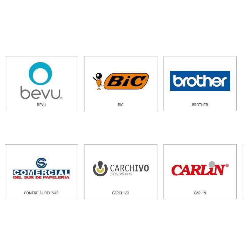 Marcas: Productos de Carlin Distribución Aragón Marcas: Productos de Carlin Distribución Aragón