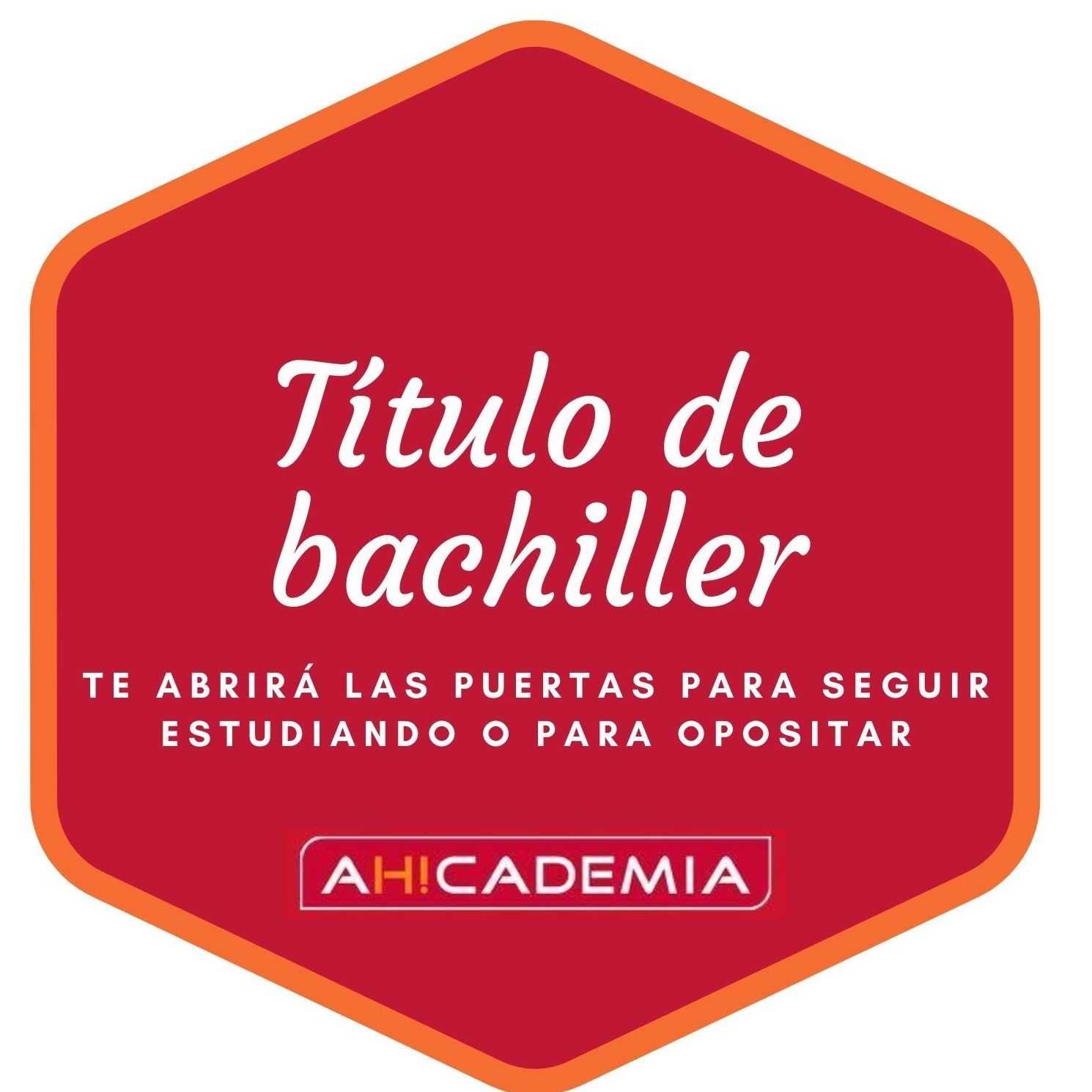 TÍTULO BACHILLER: Áreas de AH!CADEMIA TÍTULO BACHILLER: Áreas de AH!CADEMIA