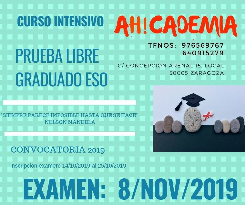 TÍTULO GRADUADO en ESO - NOV 2019 TÍTULO GRADUADO en ESO - NOV 2019