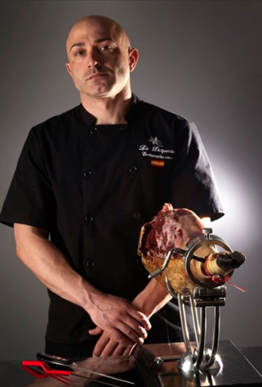 Cortador de jamón profesional. Jesús Bueno. Cortador de jamón profesional. Jesús Bueno.