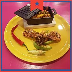 Gambas al chiplote: Carta de Catrina Mexican Grill Gambas al chiplote: Carta de Catrina Mexican Grill