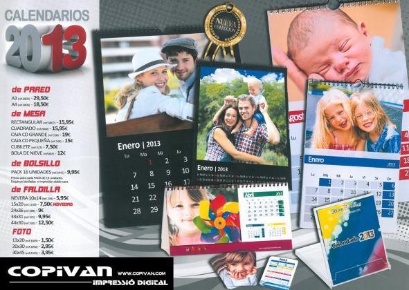 Calendarios personalizados: Catálogo de Copistería Copivan Calendarios personalizados: Catálogo de Copistería Copivan