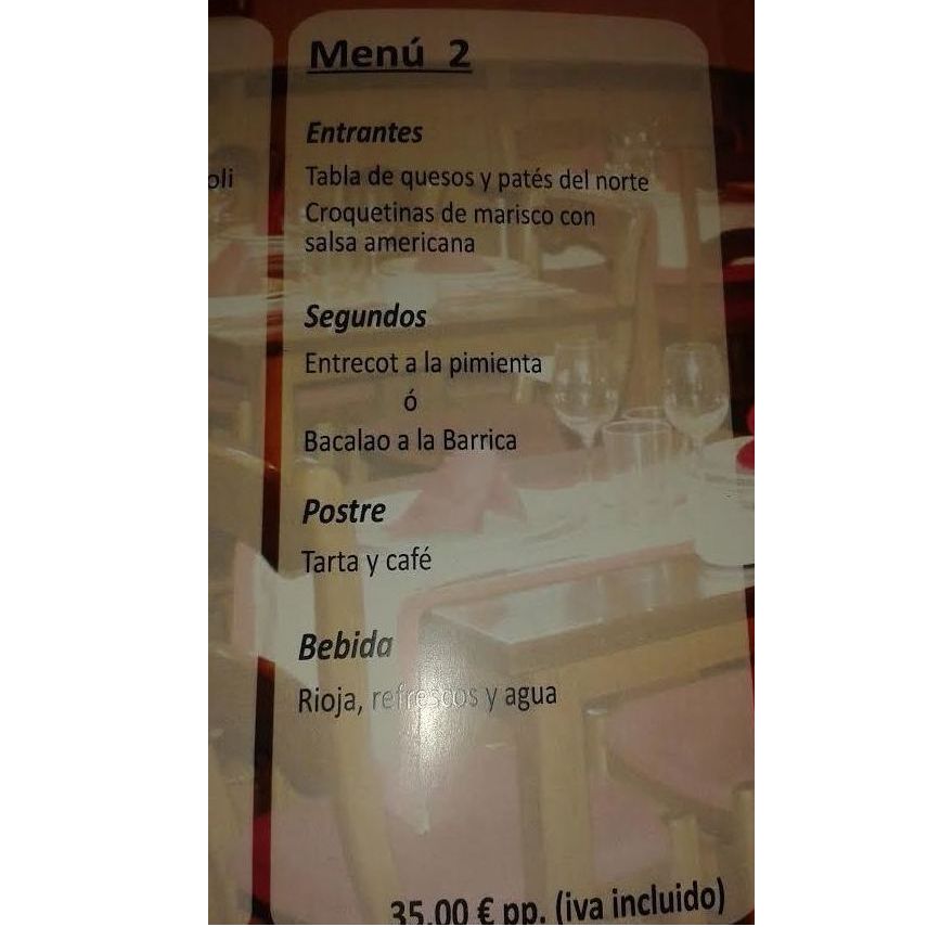 Menús Navidad y celebraciones: Servicios de Sidrería Restaurante La Barrica Menús Navidad y celebraciones: Servicios de Sidrería Restaurante La Barrica
