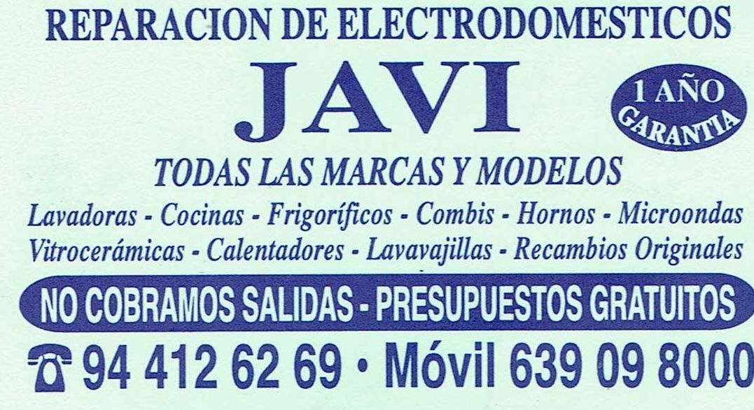 Reparación de electrodomésticos: Reparación de electrodoméstico de Reparación de Electrodomésticos Javi Reparación de electrodomésticos: Reparación de electrodoméstico de Reparación de Electrodomésticos Javi
