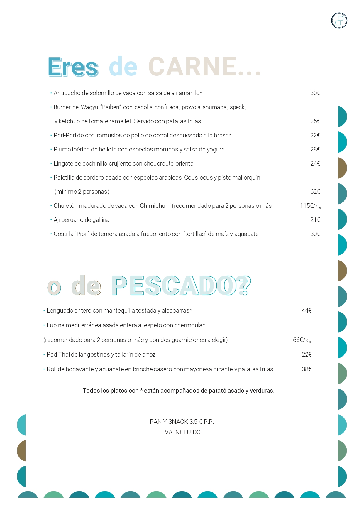 Carta Baiben en español: Menú de Baiben Restaurant Carta Baiben en español: Menú de Baiben Restaurant