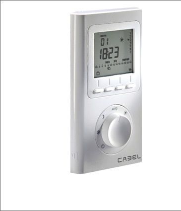 CRONOTERMOSTATO DIGITAL FILAR CABEL: Productos de Instalaciones Hermanos Munuera CRONOTERMOSTATO DIGITAL FILAR CABEL: Productos de Instalaciones Hermanos Munuera