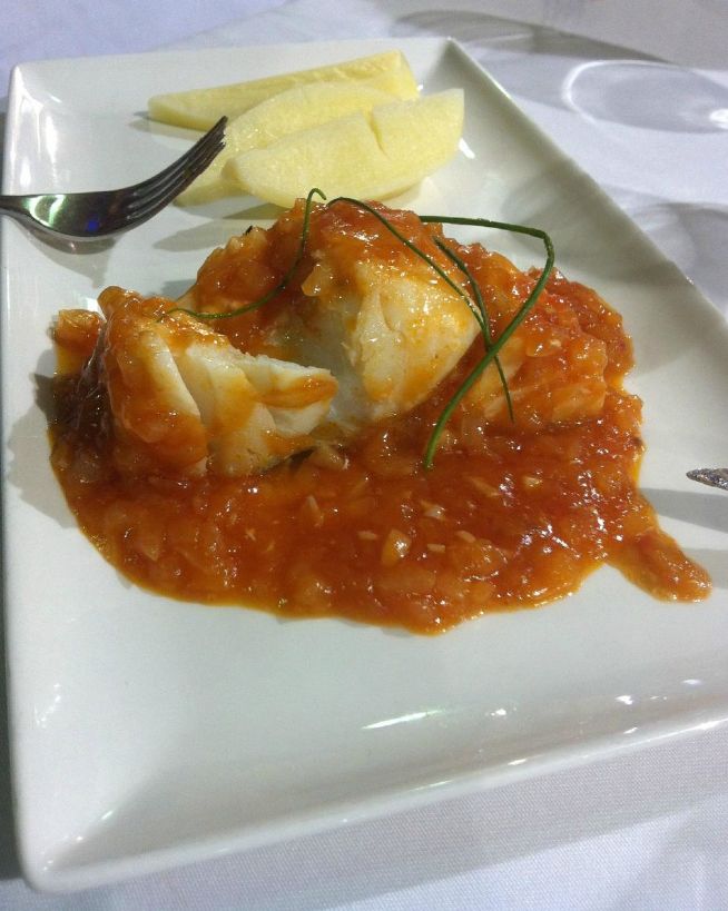 Bacalao con tomate Bacalao con tomate