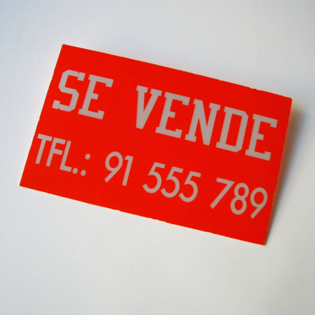 Cartel de Se Vende Cartel de Se Vende