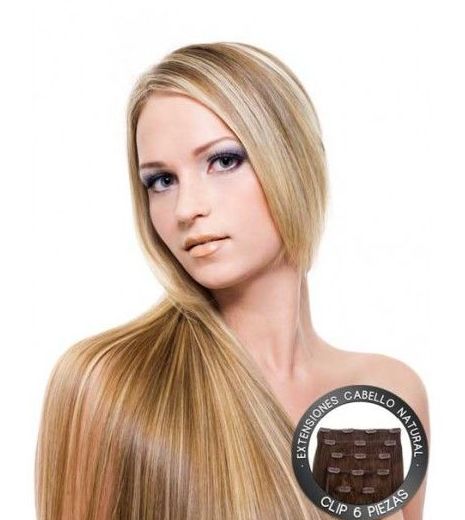 Extensiones naturales lisas con clip Extensiones naturales lisas con clip