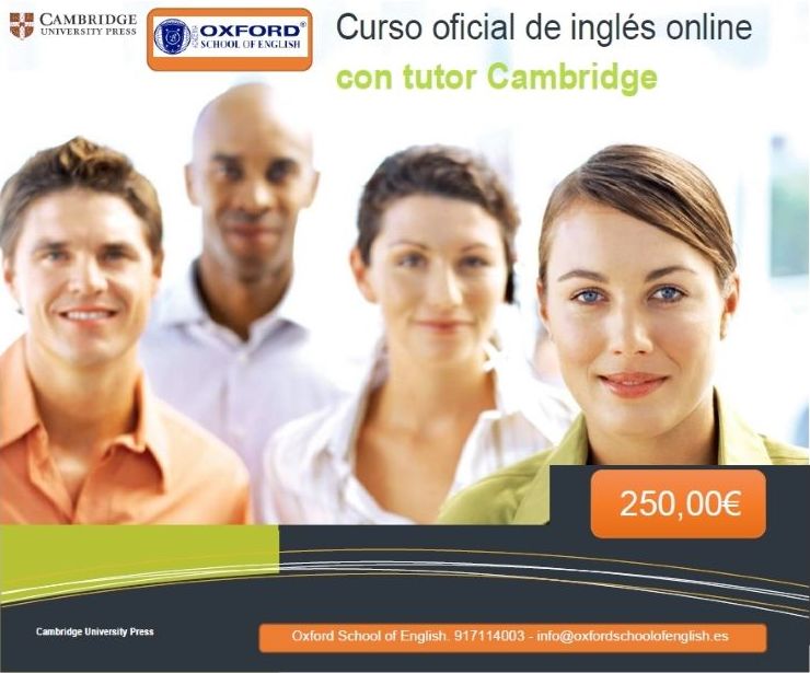 ENGLISH ONLINE FOR ADULTS A1-C1: Cursos de Oxford School of English - Tembleque ENGLISH ONLINE FOR ADULTS A1-C1: Cursos de Oxford School of English - Tembleque