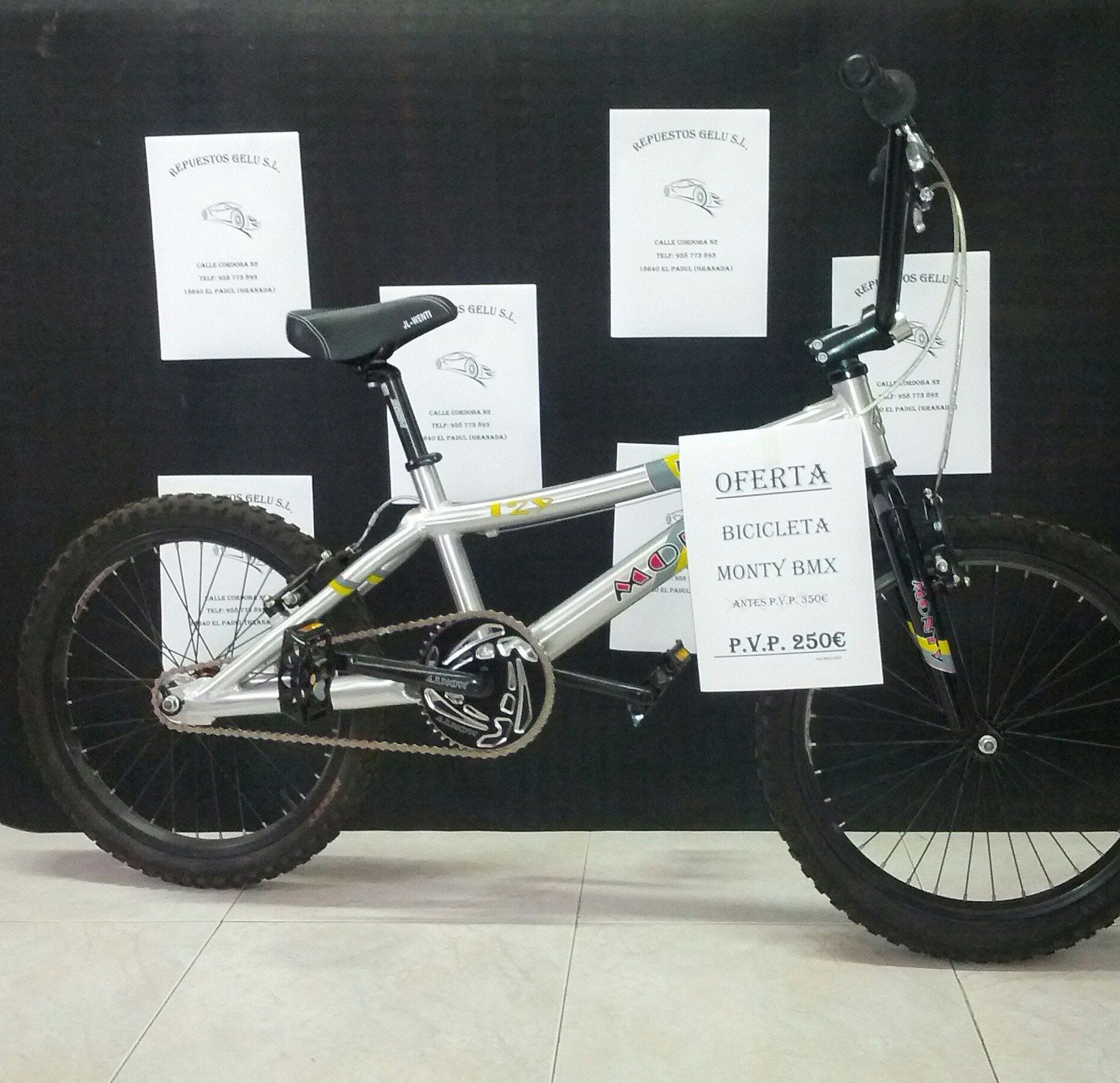 OFERTA EN BICICLETA MONTY BMX OFERTA EN BICICLETA MONTY BMX