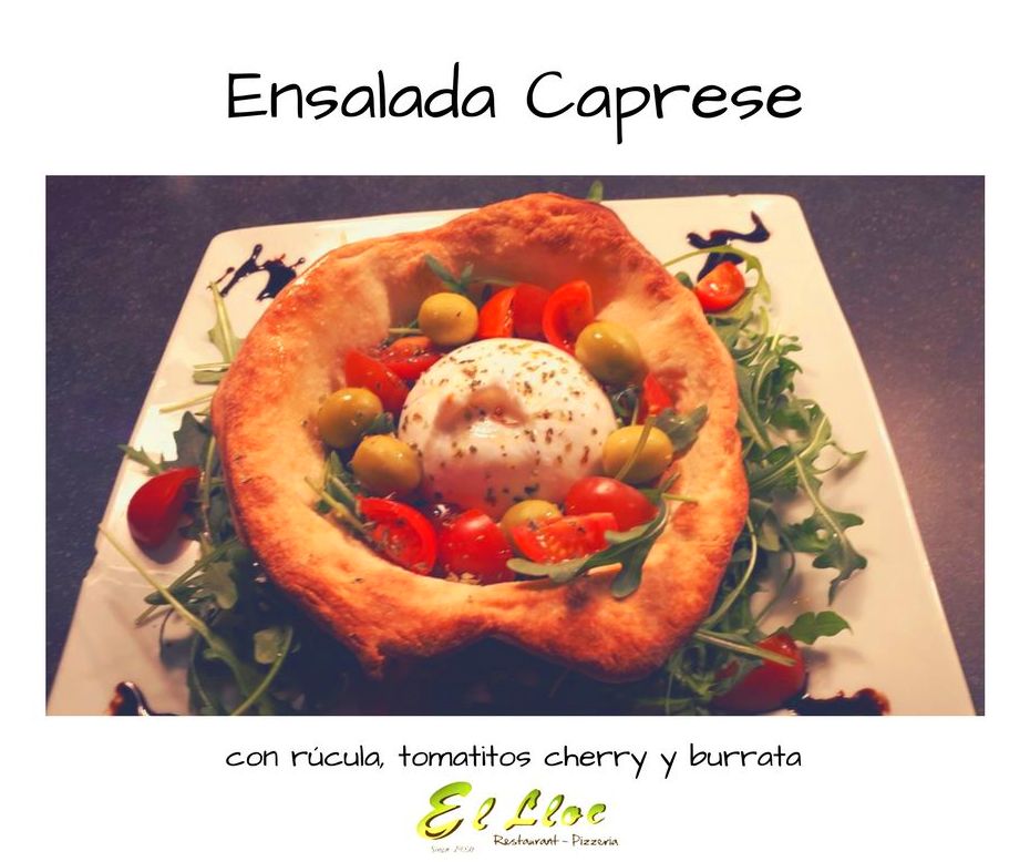 Ensalada Caprese en Oliva Ensalada Caprese en Oliva