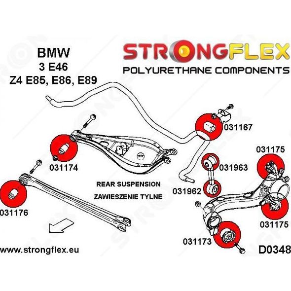 Strongflex - 031173B - Brazo trasero BMW E36 / E46: Servicios y Productos de Sirius Tuning Strongflex - 031173B - Brazo trasero BMW E36 / E46: Servicios y Productos de Sirius Tuning