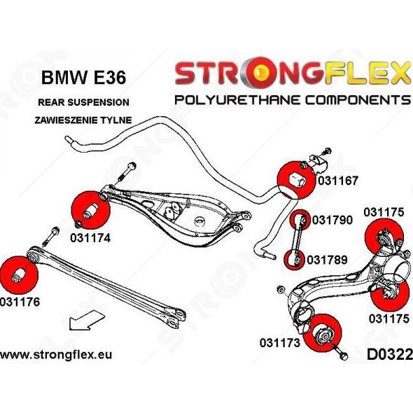 StrongFlex - 031175A - Mangueta trasera BMW E36 / E46 SPORT: Servicios y Productos de Sirius Tuning StrongFlex - 031175A - Mangueta trasera BMW E36 / E46 SPORT: Servicios y Productos de Sirius Tuning