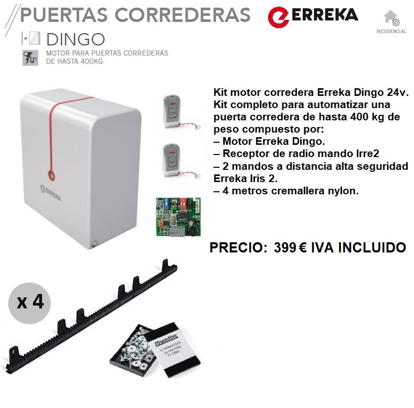 Kit Erreka Dingo: Servicios de Puertas automáticas Odiel Kit Erreka Dingo: Servicios de Puertas automáticas Odiel