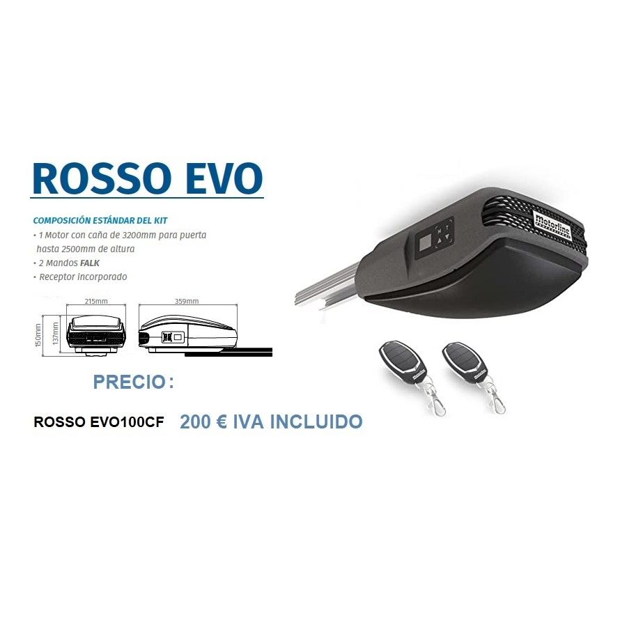 Kit Rosso Evo 100CF: Servicios de Puertas automáticas Odiel Kit Rosso Evo 100CF: Servicios de Puertas automáticas Odiel
