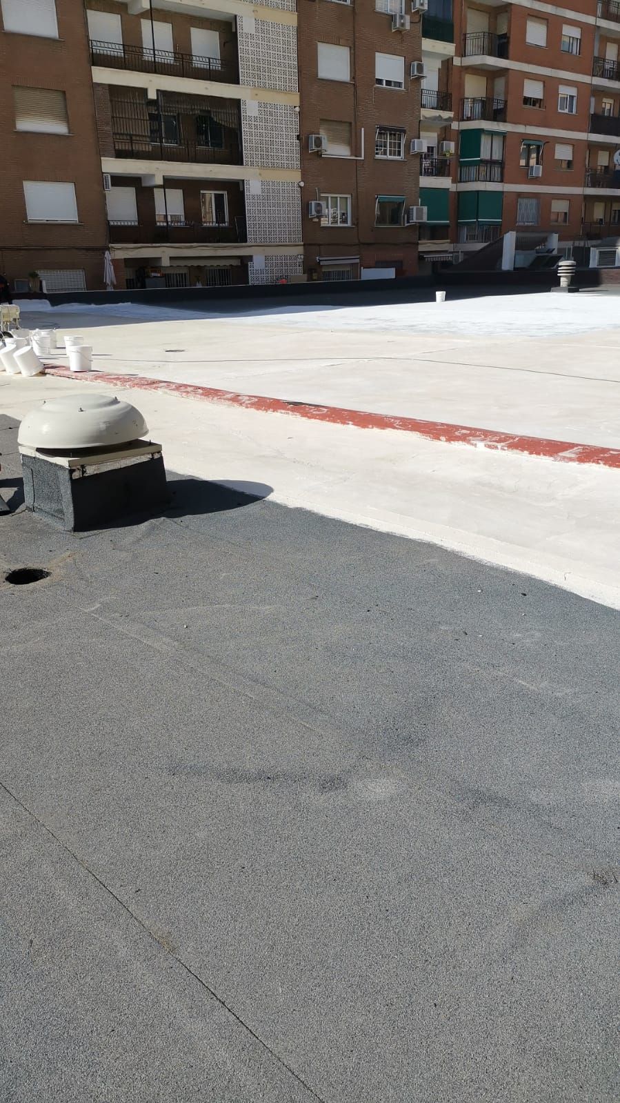 Impermeabilización de una cubierta en Olta-Valencia