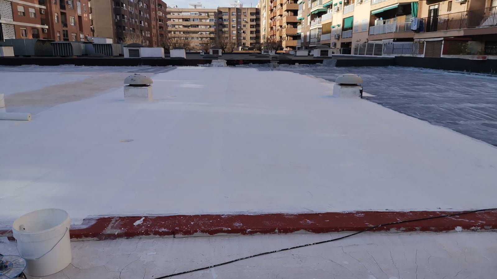 Impermeabilización de una cubierta en Olta-Valencia