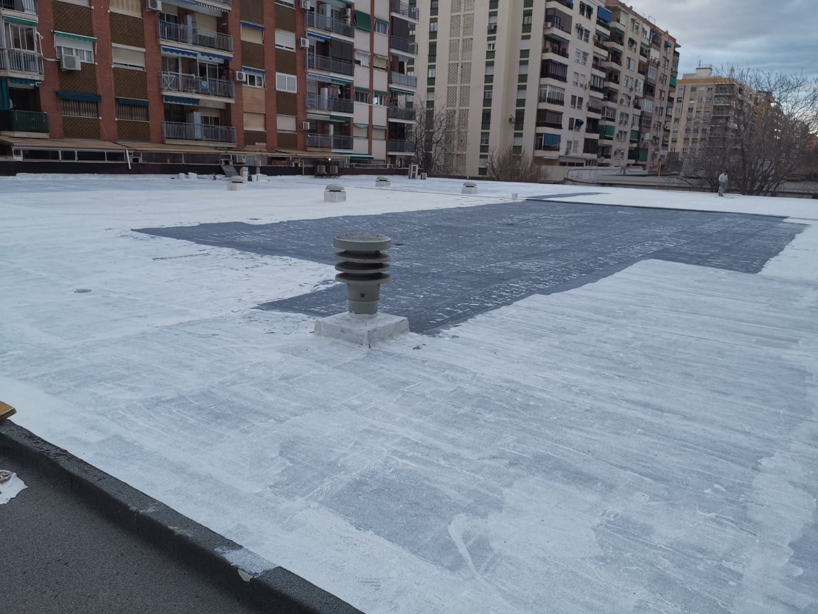 Impermeabilización de una cubierta en Olta-Valencia