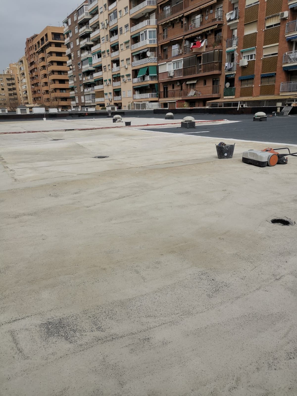 Impermeabilización de una cubierta en Olta-Valencia