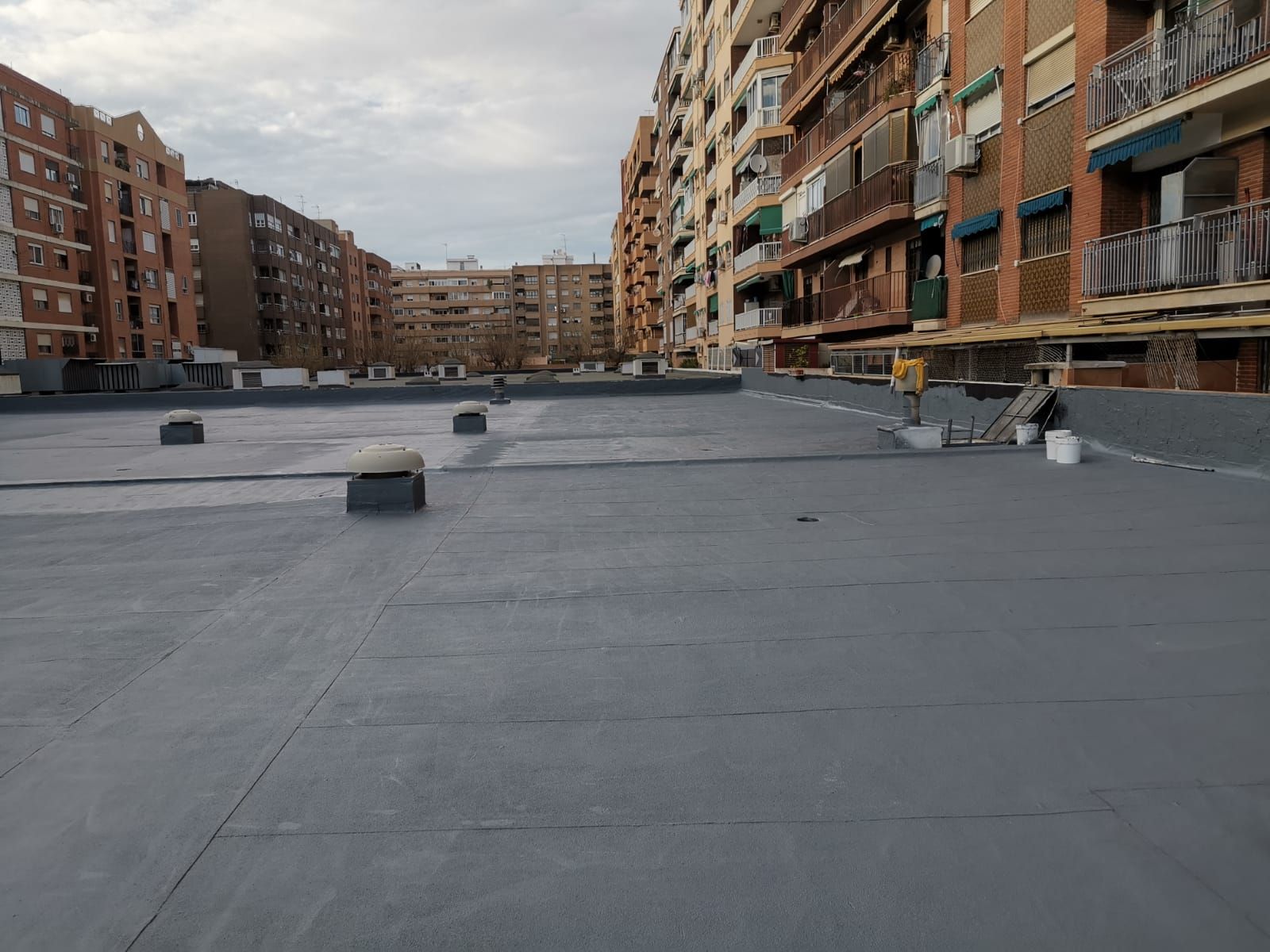 Impermeabilización de una cubierta en Olta-Valencia