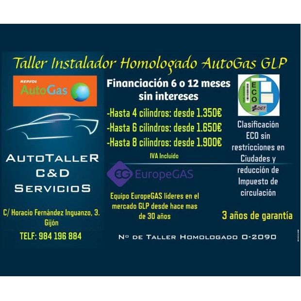 Taller instalador homologado GLP: Servicios de Autotaller C&D Servicios Taller instalador homologado GLP: Servicios de Autotaller C&D Servicios