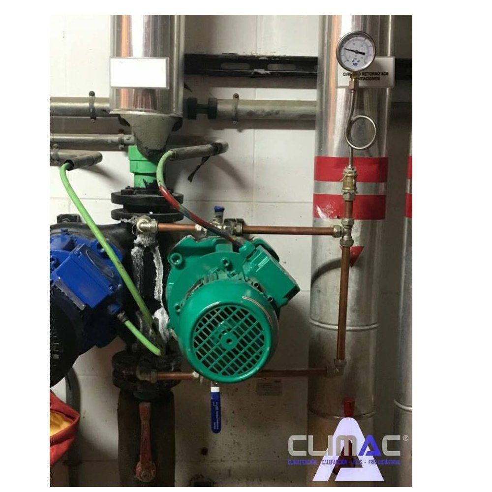 Sustitución de bomba para A.C.S. Sustitución de bomba para A.C.S.