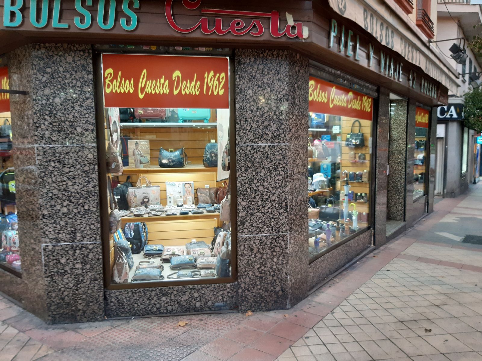 Bolsos y artículos de viaje en Madrid