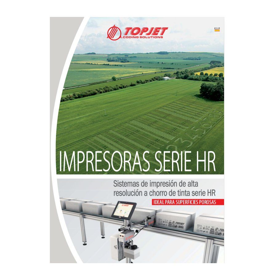 Impresoras Serie HR: Catálogo de Ibertopjet Impresoras Serie HR: Catálogo de Ibertopjet