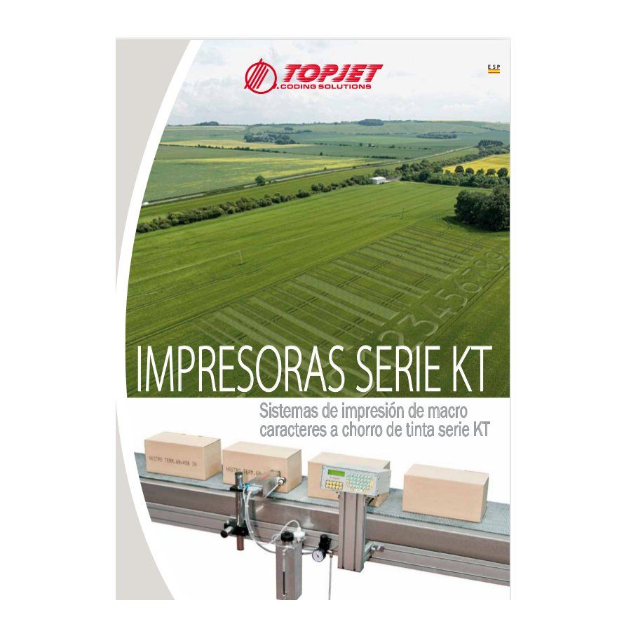 Impresoras Serie KT: Catálogo de Ibertopjet Impresoras Serie KT: Catálogo de Ibertopjet