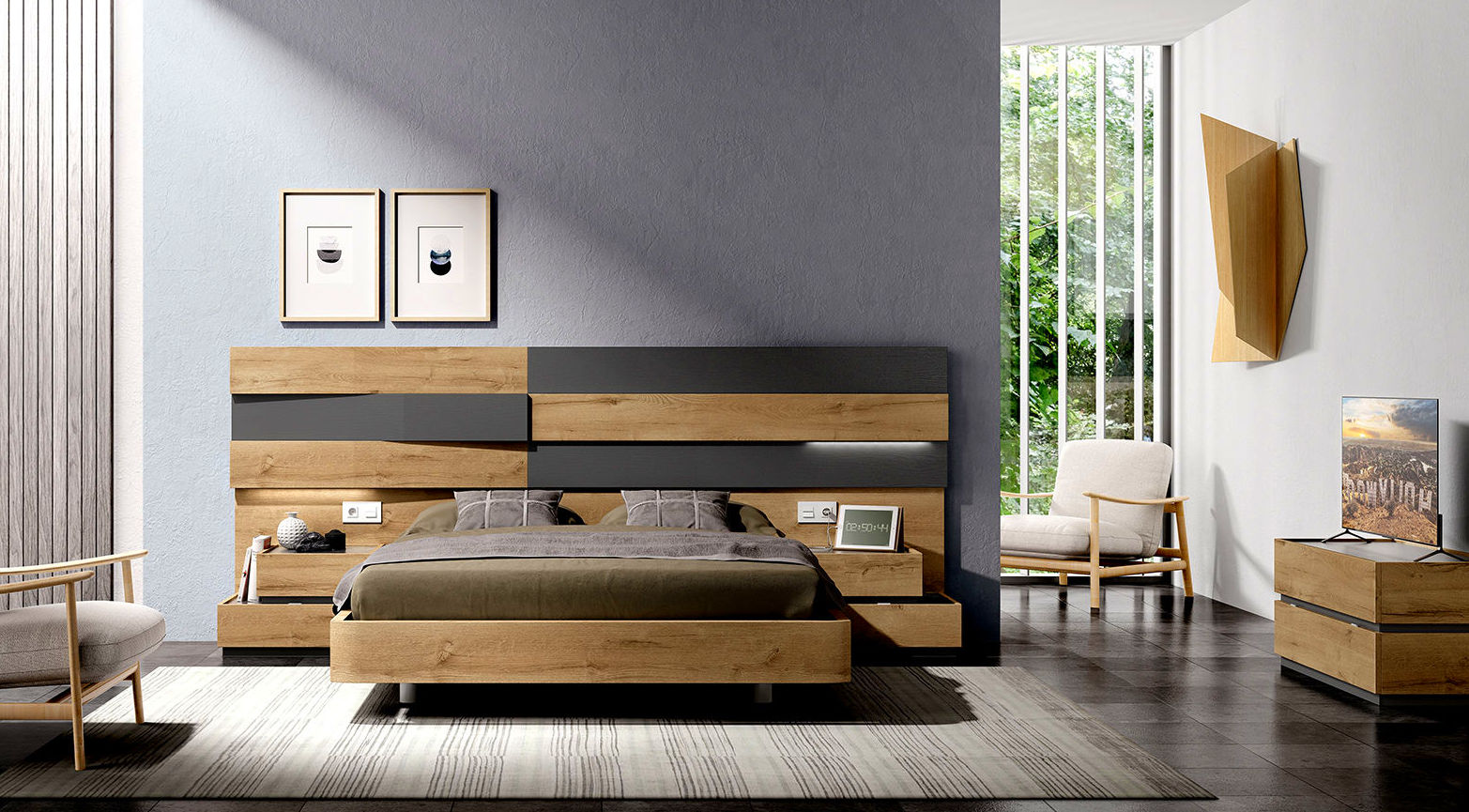 DORMITORIOS MATRIMONIO "NOVUS": Catálogo de muebles y sofás de Goga Muebles & Complementos DORMITORIOS MATRIMONIO "NOVUS": Catálogo de muebles y sofás de Goga Muebles & Complementos