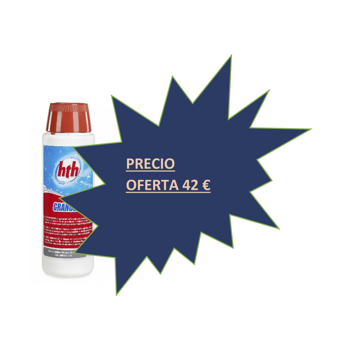 HTH Granulado de 2,5 Kg.: Productos y servicios de Piscinas Castilla - Construcción y Rehabilitación HTH Granulado de 2,5 Kg.: Productos y servicios de Piscinas Castilla - Construcción y Rehabilitación