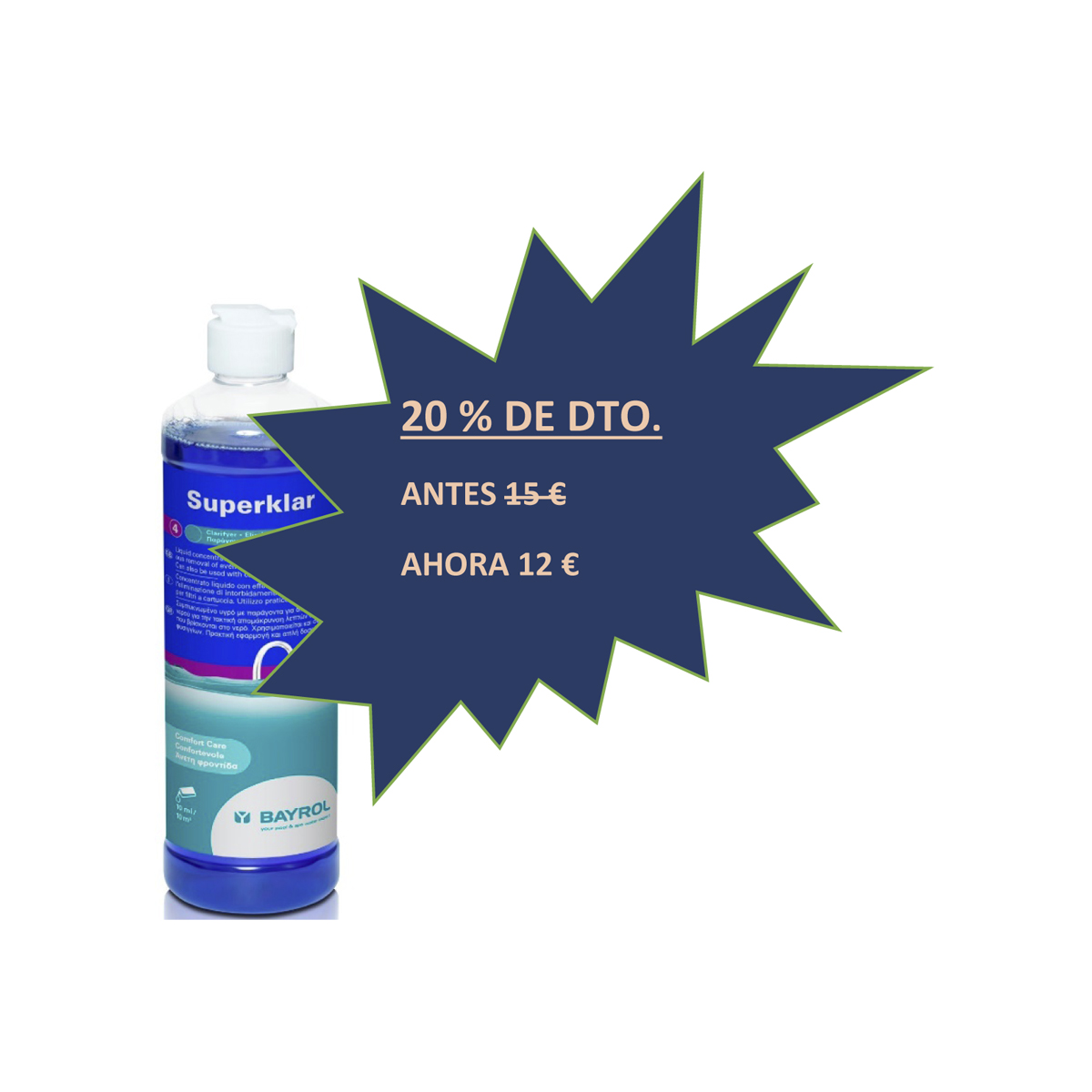 Superklar 0,50 L. Clarificador: Productos y servicios de Piscinas Castilla - Construcción y Rehabilitación Superklar 0,50 L. Clarificador: Productos y servicios de Piscinas Castilla - Construcción y Rehabilitación