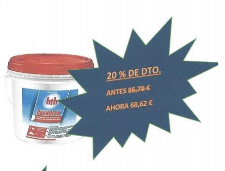 HTH Granulado de 5 Kg.: Productos y servicios de Piscinas Castilla - Construcción y Rehabilitación HTH Granulado de 5 Kg.: Productos y servicios de Piscinas Castilla - Construcción y Rehabilitación