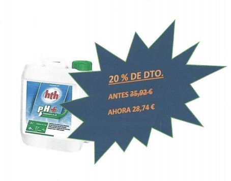 HTH PH+ 5 L.: Productos y servicios de Piscinas Castilla - Construcción y Rehabilitación HTH PH+ 5 L.: Productos y servicios de Piscinas Castilla - Construcción y Rehabilitación