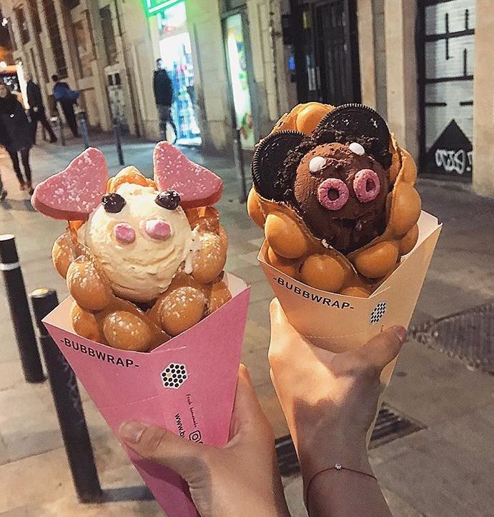 ¿Qué es bubble waffle?: Bubble Waffle de Bubbwrap Bubble Waffle ¿Qué es bubble waffle?: Bubble Waffle de Bubbwrap Bubble Waffle