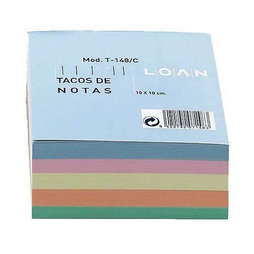 Loan Taco notas 500 hojas encolado REF. T-148/C: Tienda On-line de Papelería La Creativa Loan Taco notas 500 hojas encolado REF. T-148/C: Tienda On-line de Papelería La Creativa