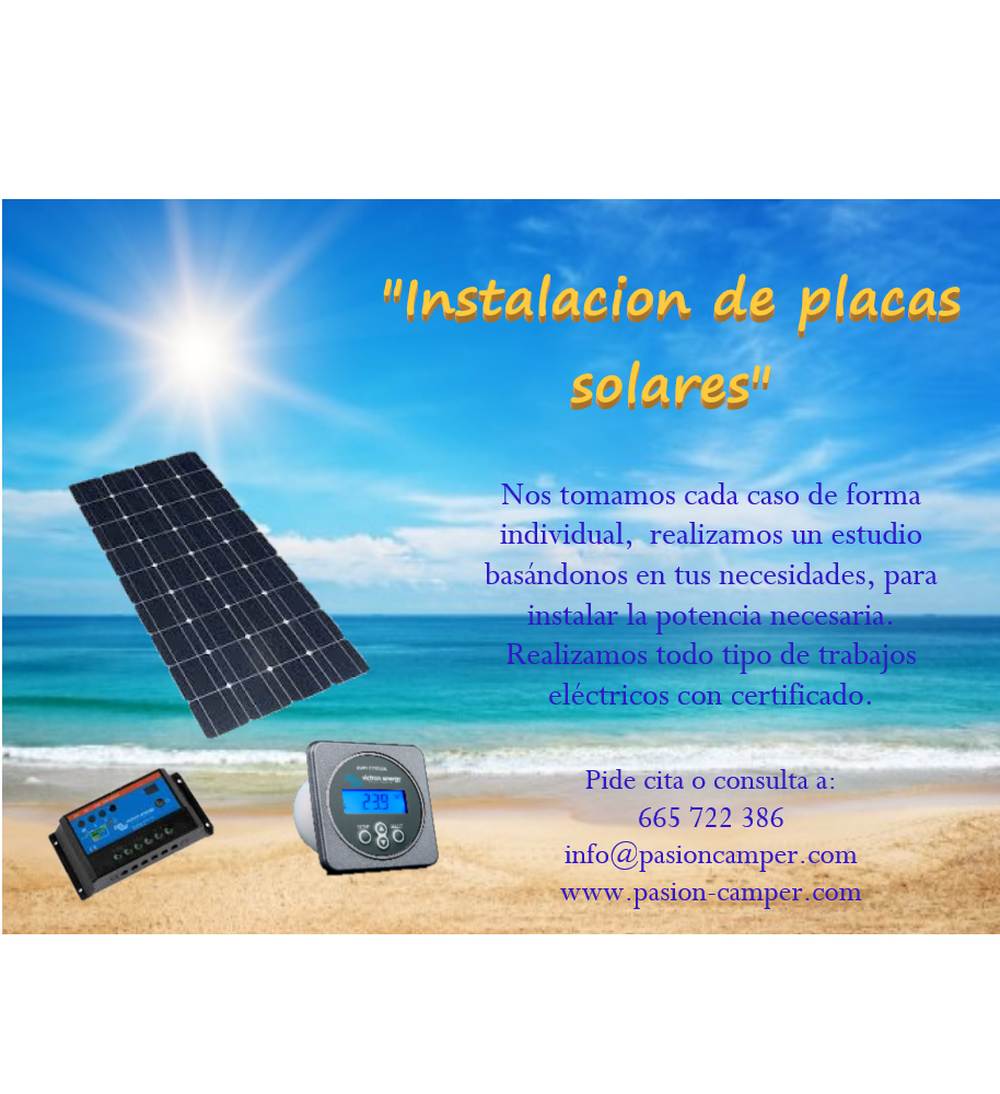 Placa solar de 110W y de 180W: Productos de Pasión Camper Placa solar de 110W y de 180W: Productos de Pasión Camper