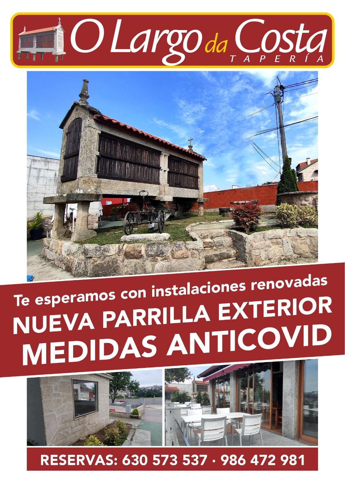Nuevas instalaciones: Carta de O Largo da Costa Complejo Nuevas instalaciones: Carta de O Largo da Costa Complejo