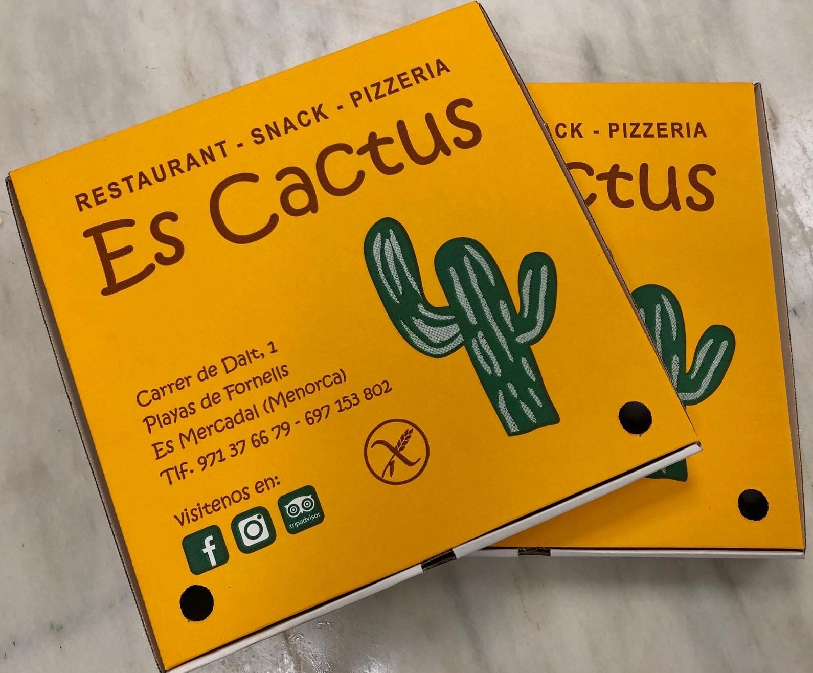 Comida para llevar - Take away: Carta de Restaurant Es Cactus Comida para llevar - Take away: Carta de Restaurant Es Cactus