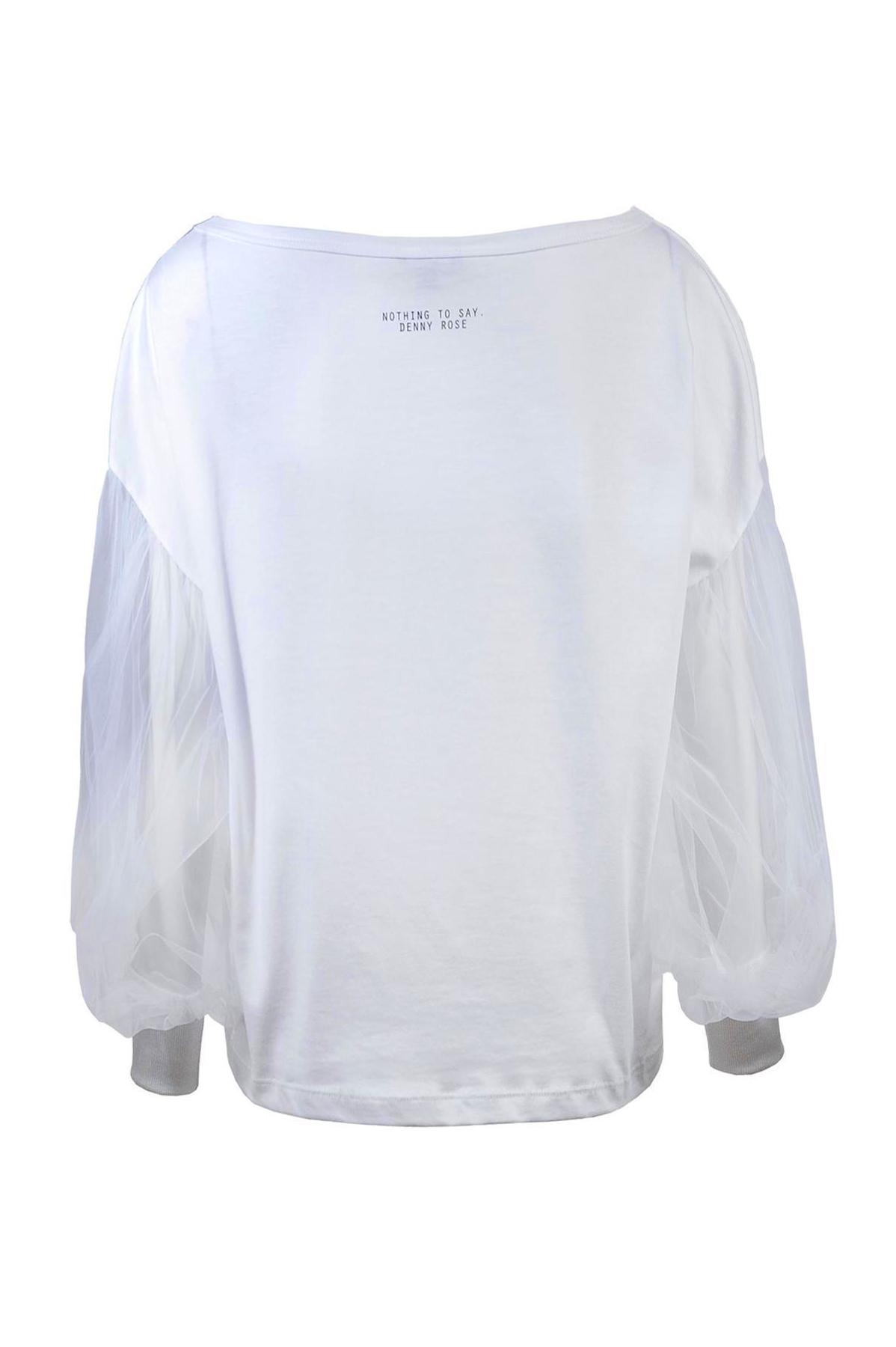 Camiseta Mangas Tull Camiseta Mangas Tull