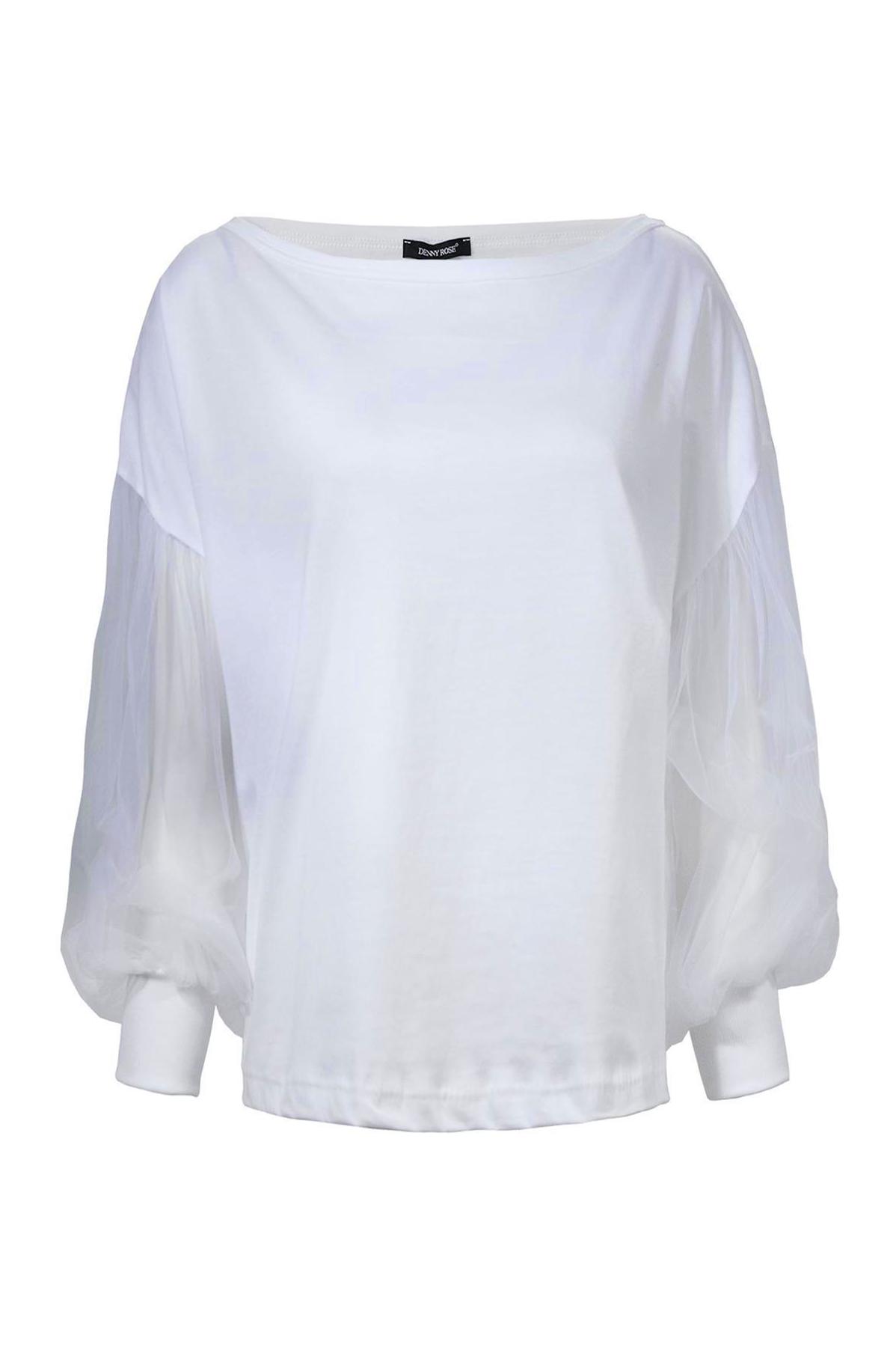 Camiseta Mangas Tull Camiseta Mangas Tull