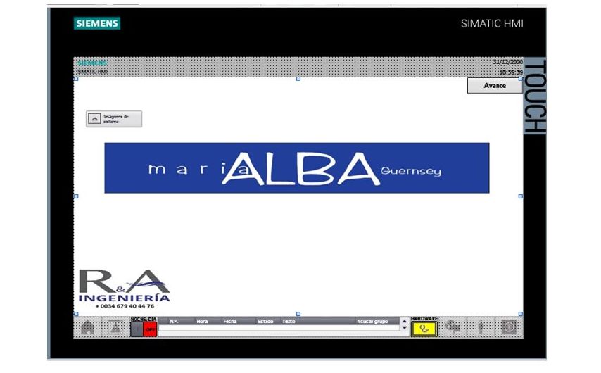 Pantalla de inicio Pantalla de inicio