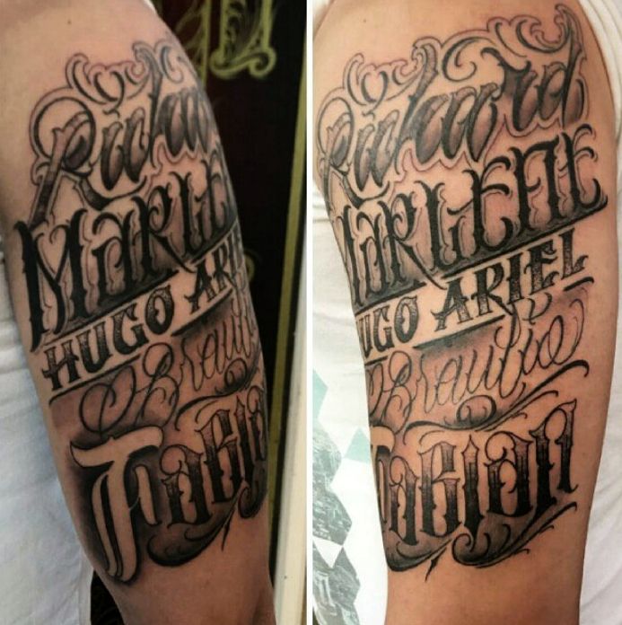 Sice Lettering: Tatuadores de Corona Tattoo Gallery Sice Lettering: Tatuadores de Corona Tattoo Gallery