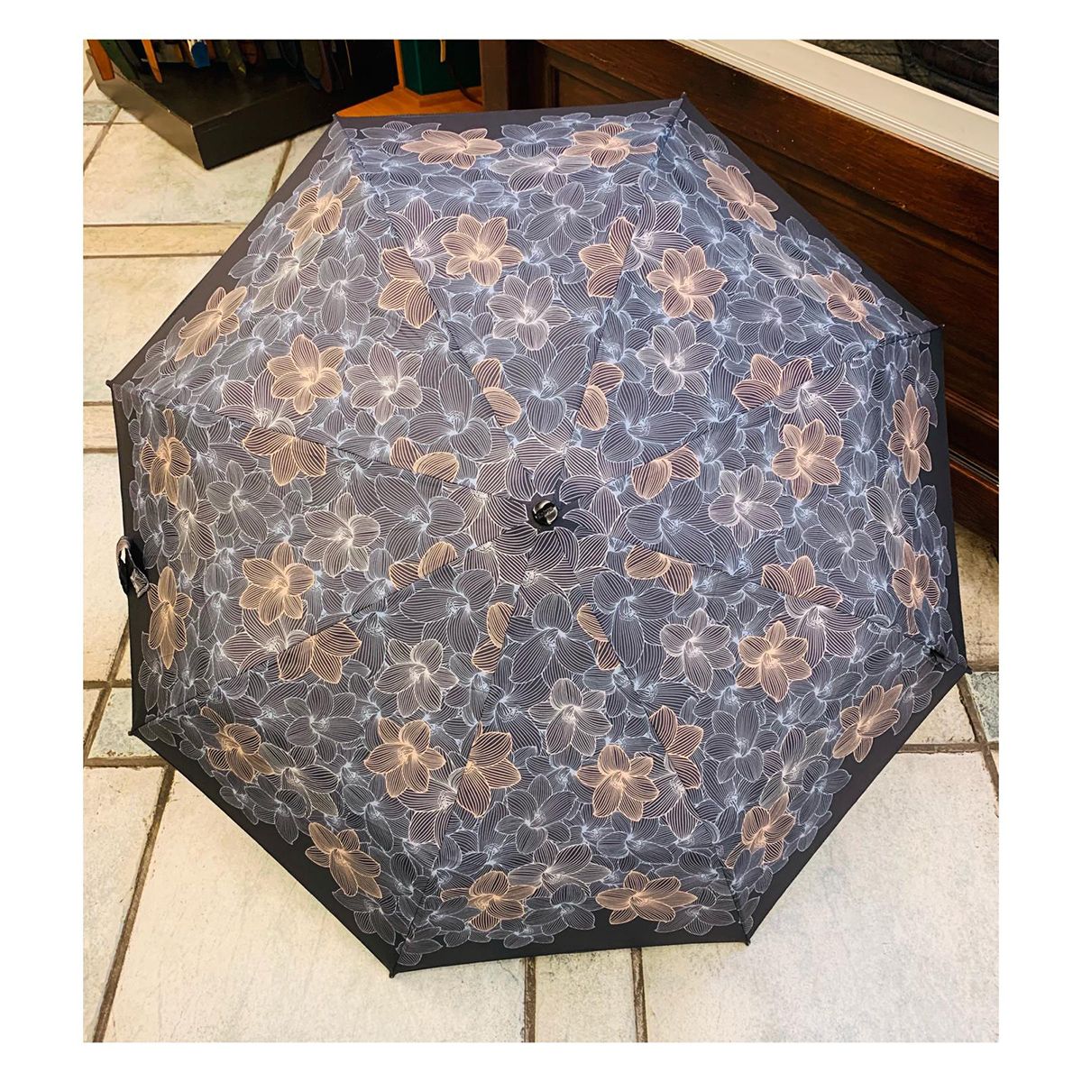 Paraguas de señora en Logroño