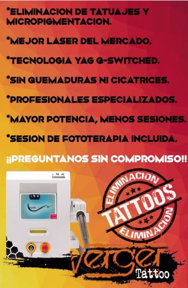 Eliminación de tatuajes con laser: Tatuajes de Verger Tattoo Eliminación de tatuajes con laser: Tatuajes de Verger Tattoo
