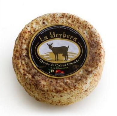 La Yerbera -queso curado a la almendra puro de cabra 
